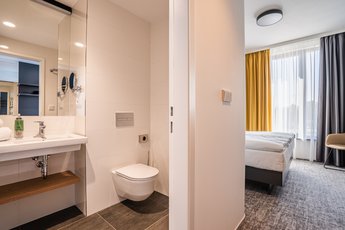 EA Congress hotel Aldis - jednolůžkový pokoj - koupelna